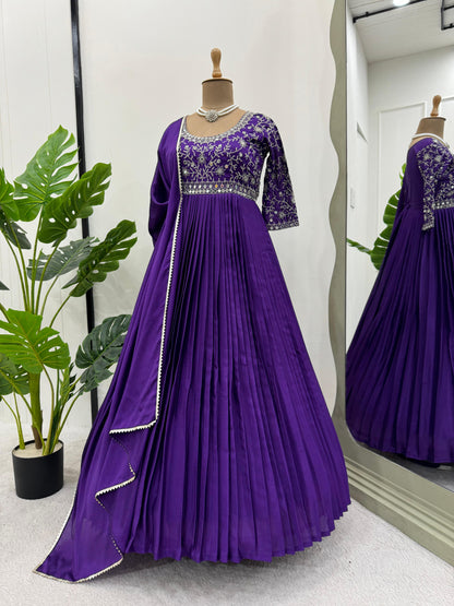 Designer Anarkali with Dupatta