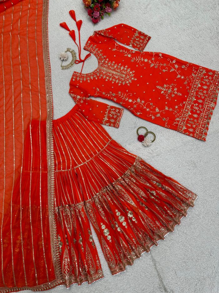 Designer Sharara Set - Image 5