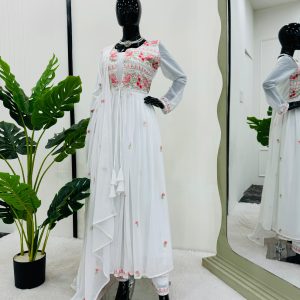 Anarkali Set with Shrug