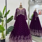 Embroidered Anarkali Set