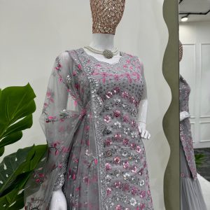 Designer Cocktail Sharara Set - Image 4