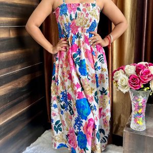 Floral Smocked Dress - Image 2