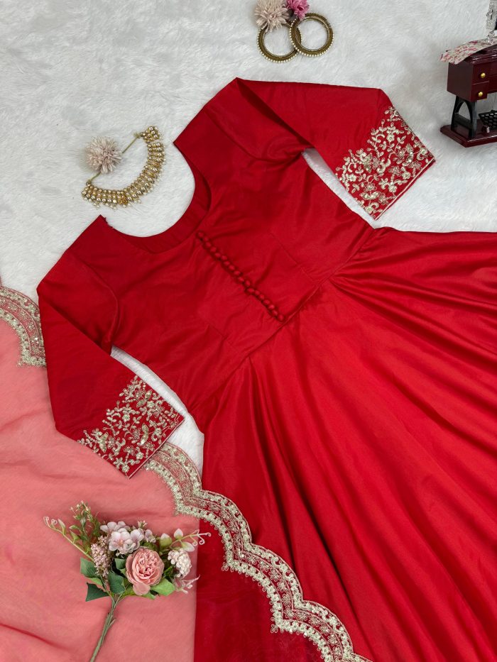 Karwachauth Special Anarkali Set - Image 9