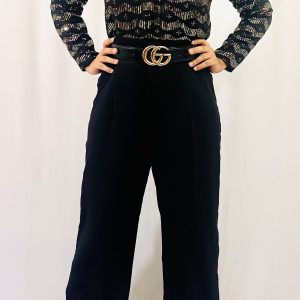 Designer Sequins Jumpsuit with Pockets