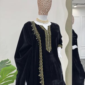 Black Velvet Suit - Image 6
