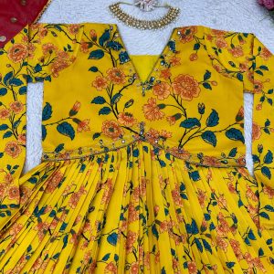 Floral Anarkali Set - Image 4