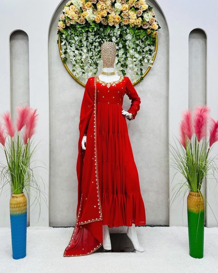 Anarkali with 13m flair - Image 7