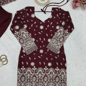 Sequins Work Sharara Set - Image 9