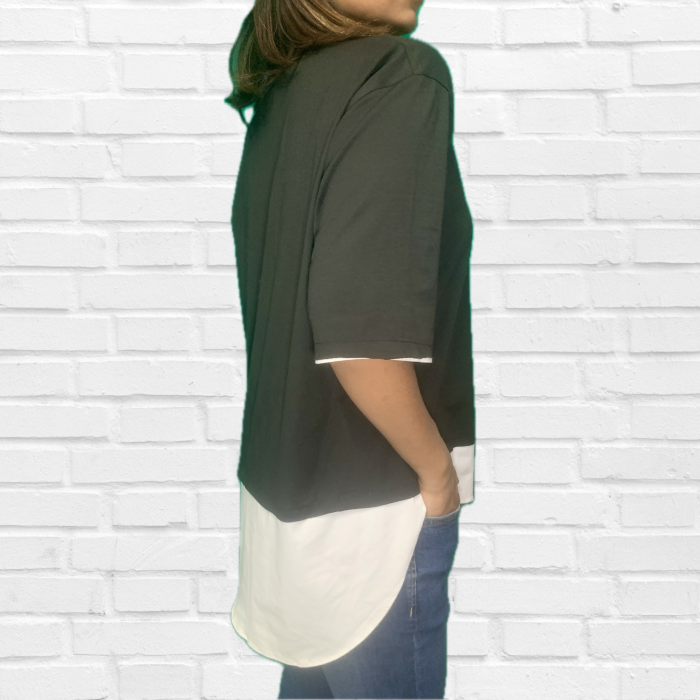 Monochrome Elegance Top - Image 4
