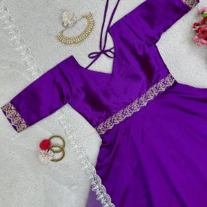Anarkali with Thread Work Dupatta - Image 2