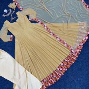 Basic Anarkali with Lace Work - Image 4