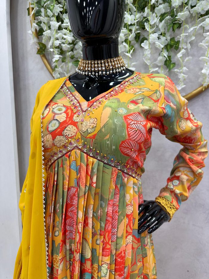 Handwork Anarkali Set - Image 6