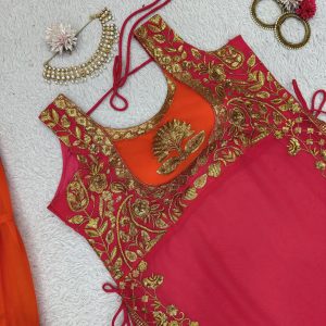 Thread and Sequins Work Sharara Set - Image 9