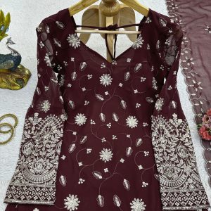 Sequins Work Sharara Set - Image 8