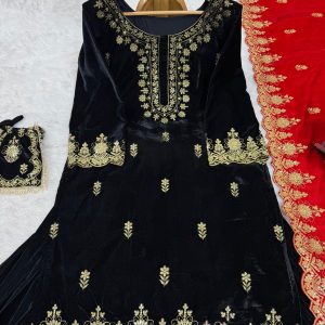 Velvet Sharara Set - Image 32