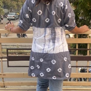 Deepika Padukone Inspired Tie and Dye Tunic Dress - Image 7