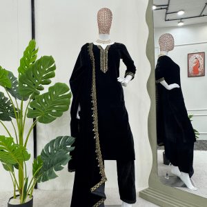 Black Velvet Suit - Image 9