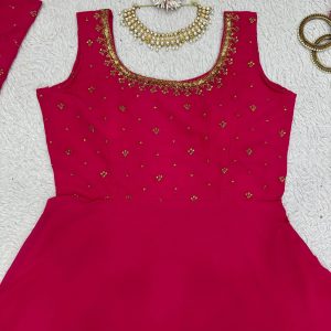 Anarkali with Shrug - Image 5