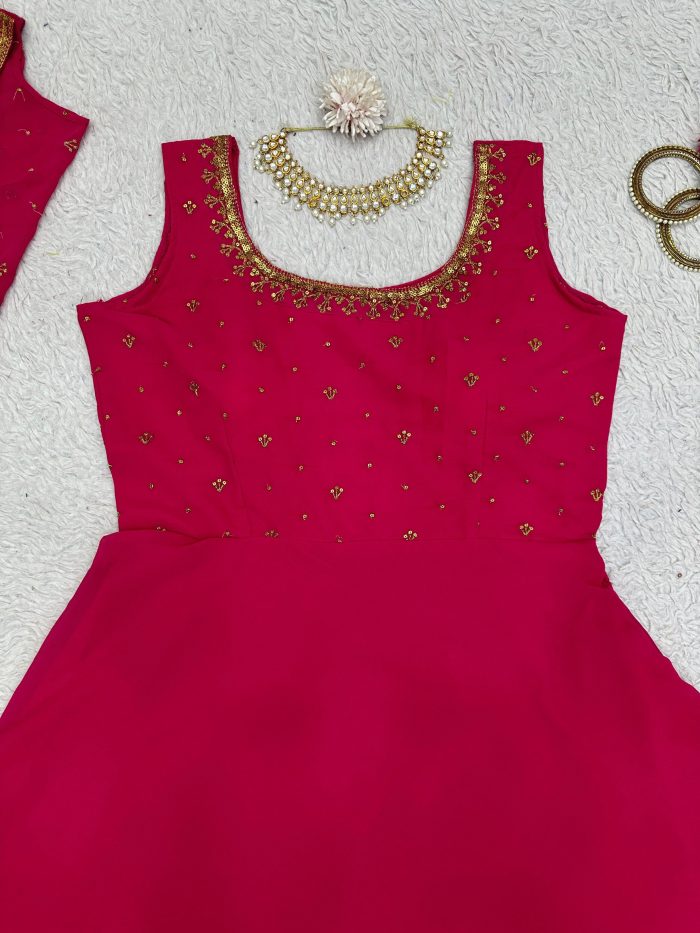 Anarkali with Shrug - Image 4