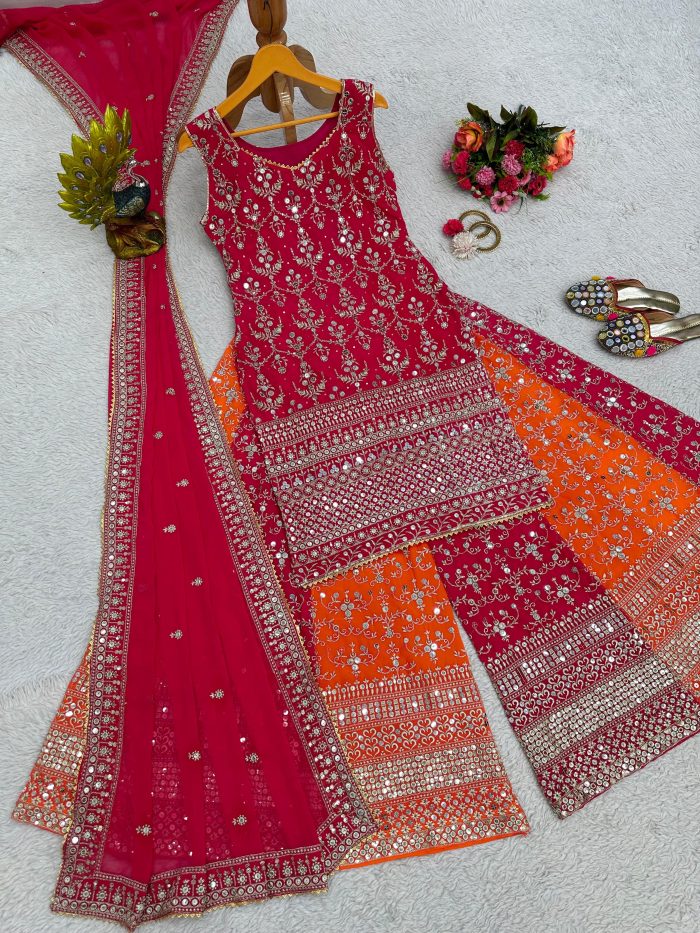 Bridal Sharara Set - Image 4