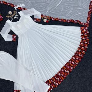 Basic Anarkali with Lace Work - Image 7