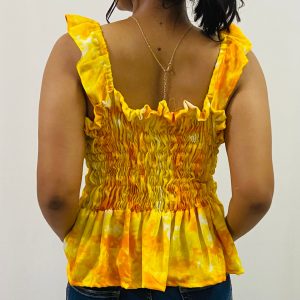 Tie and Dye Peplum Top - Image 5
