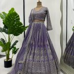 Sequins Embroidered Bridal Lehenga Set