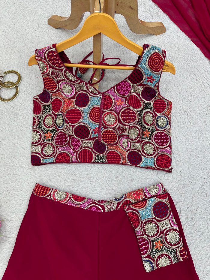 Palazzo Crop Top Set - Image 10