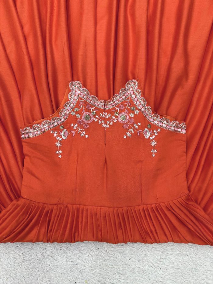 Thread and Sequins Work Anarkali - Image 9