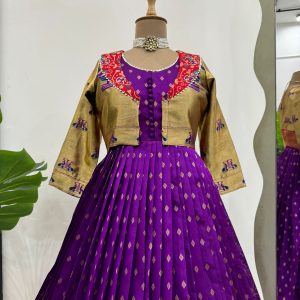 Anarkali Gown with Koti - Image 3