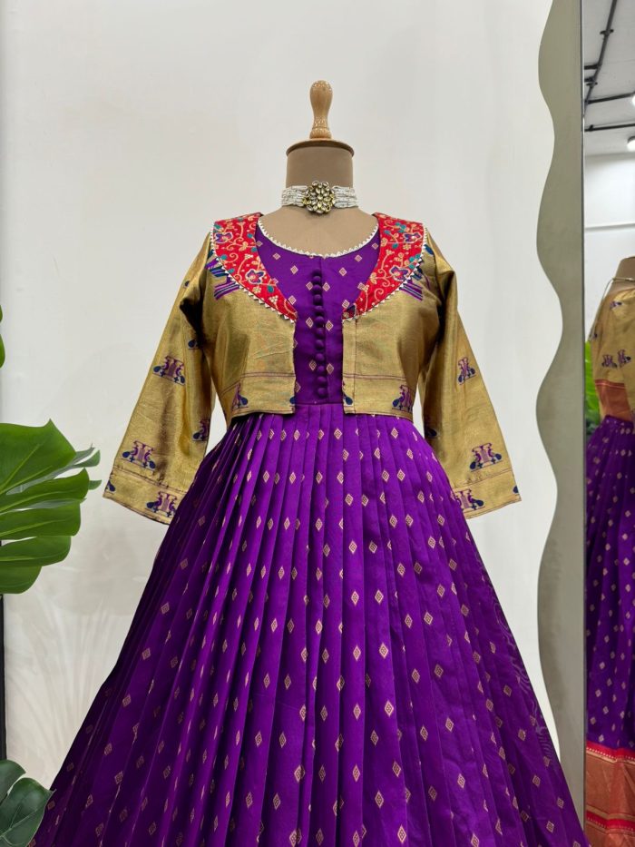 Anarkali Gown with Koti - Image 3