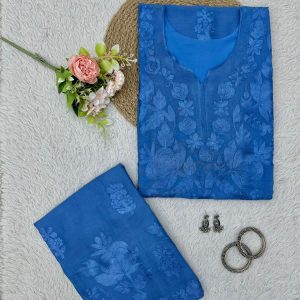 Chikankari Kurta Set - Image 13