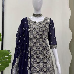 Sequins Work Sharara Set - Image 6
