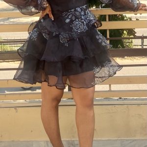 Black Ruffle Chic