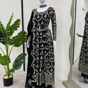 Front Slit Anarkali Set