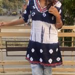 Deepika Padukone Inspired Tie and Dye Tunic Dress