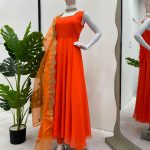 Anarkali with Designer Dupatta