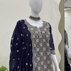 Sequins Work Sharara Set - Image 5