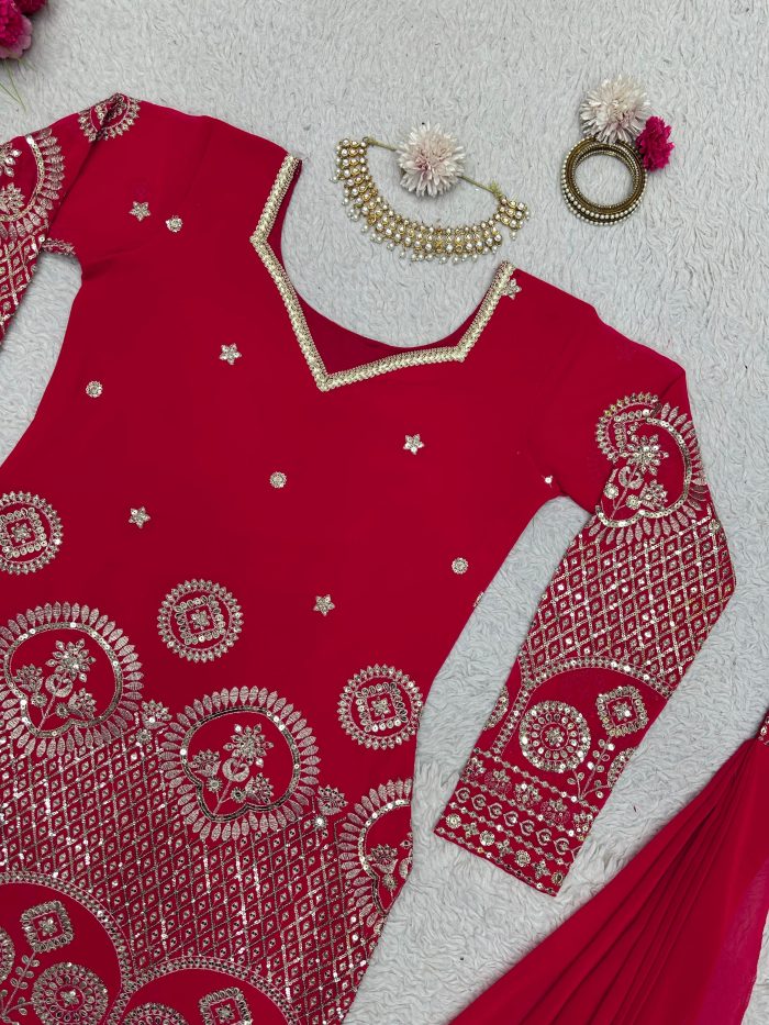 Hot Pink Gharara Set - Image 2