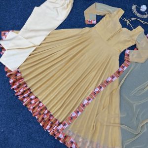Basic Anarkali with Lace Work - Image 3