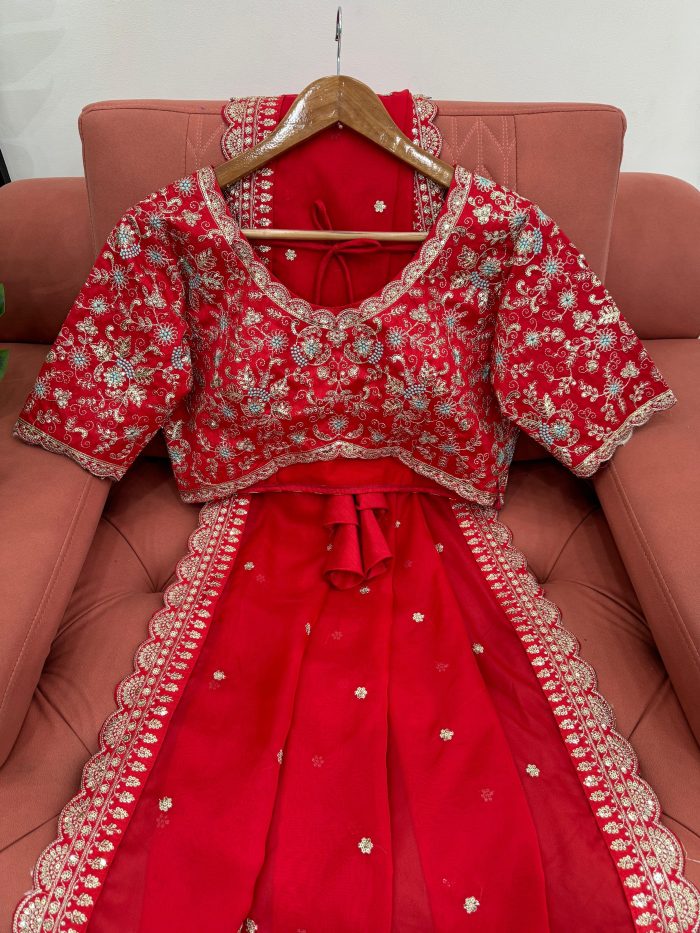 Embroidered Saree - Image 30
