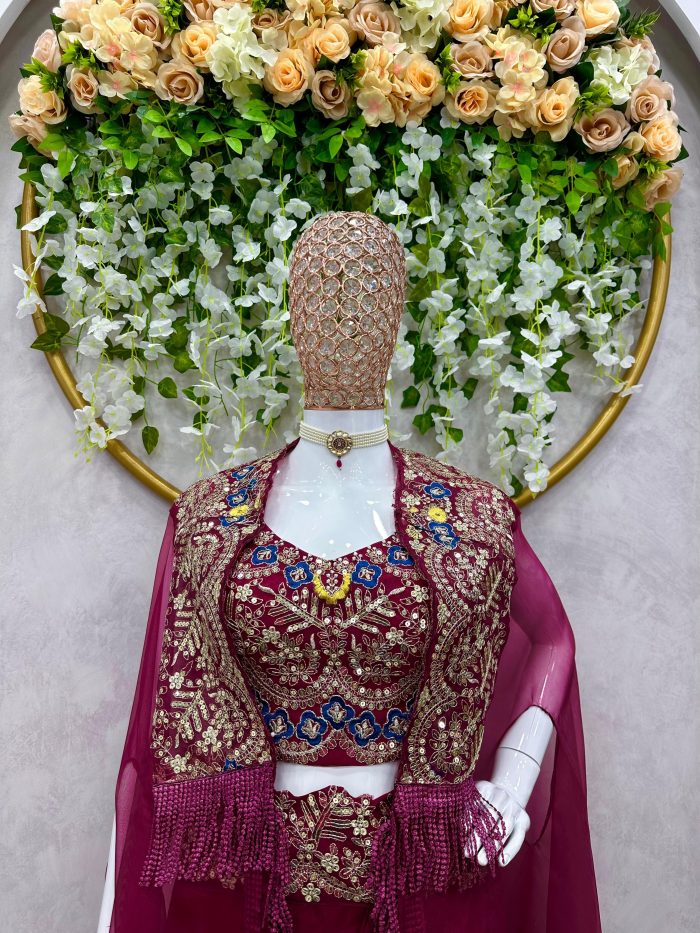 Dhoti Shrug Set - Image 3