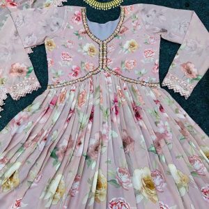 Floral Anarkali Set - Image 2
