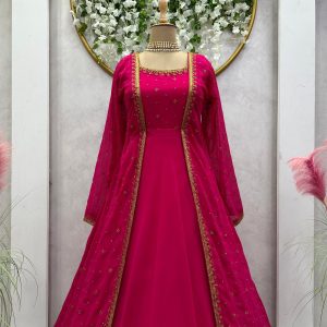 Anarkali with Shrug - Image 3