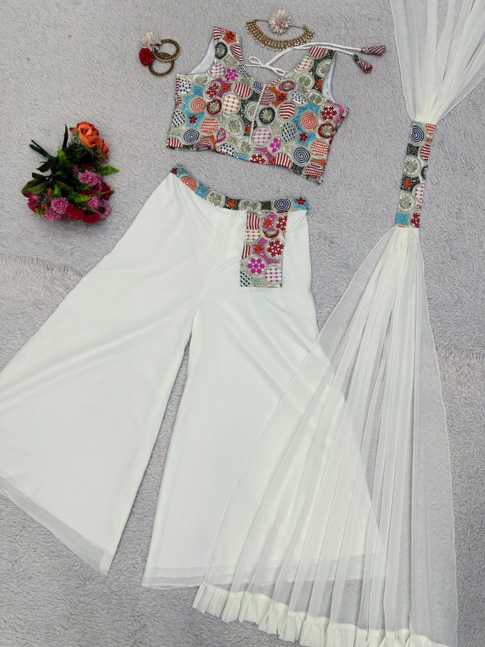 Palazzo Crop Top Set - Image 16