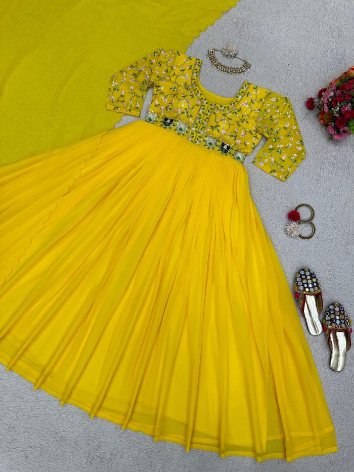Haldi Special Anarkali - Image 10