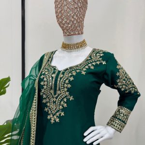 Embroidered Sharara Set - Image 5