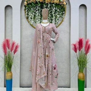 Floral Anarkali Set