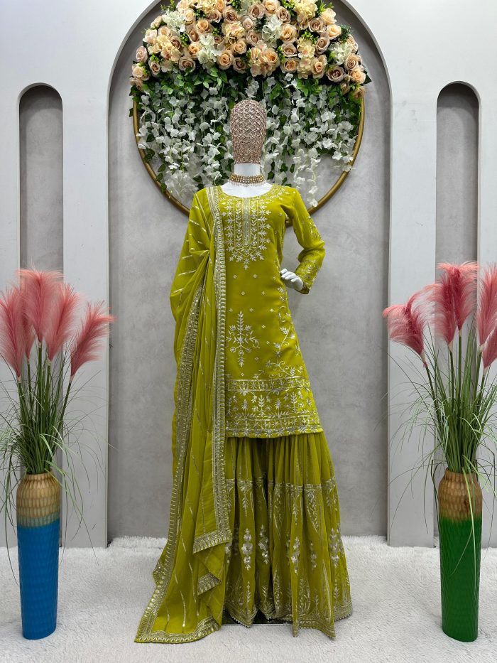 Designer Sharara Set - Image 6