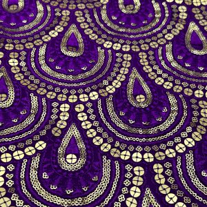 Thread and Sequins Work Kurta Sharara Set - Image 4